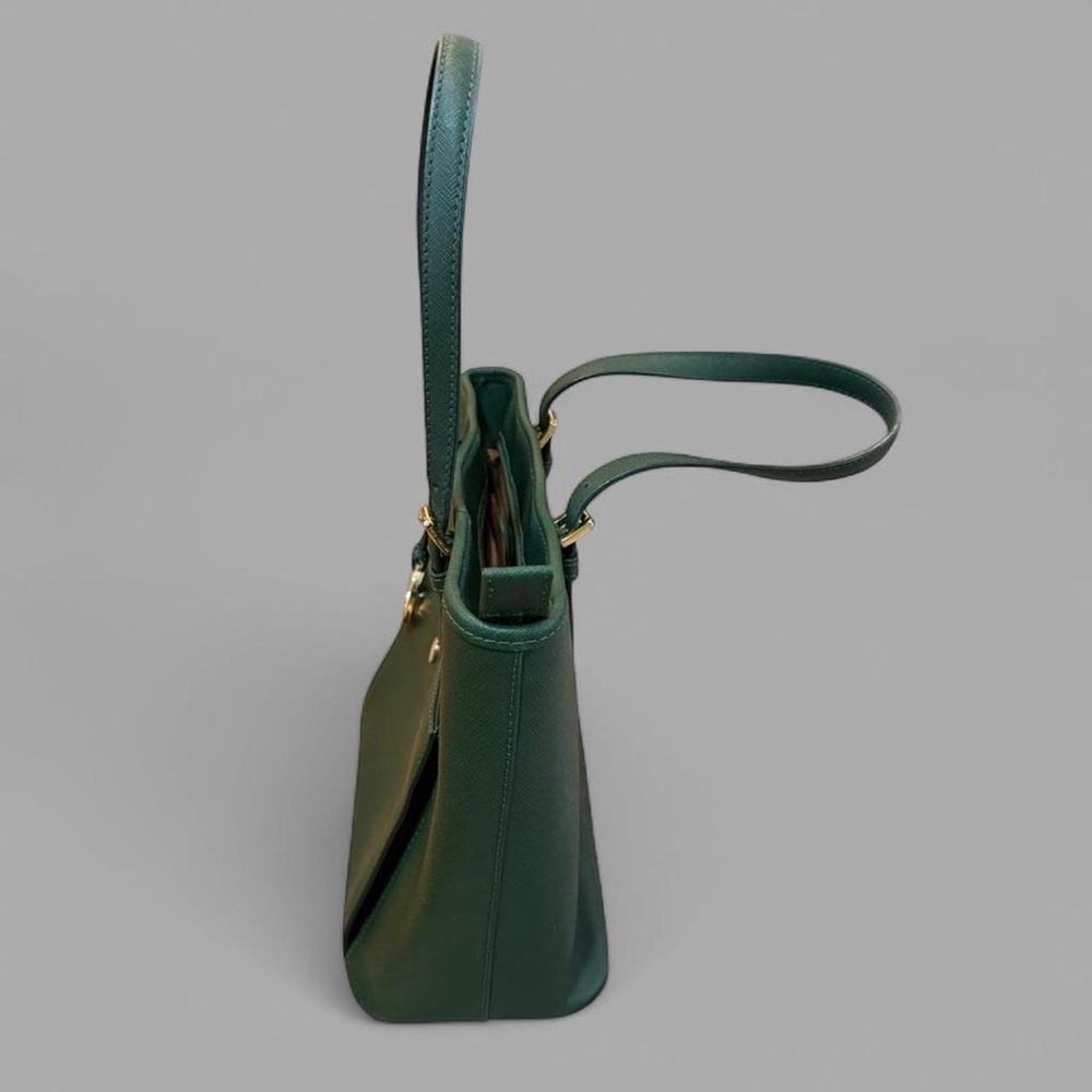 Michael Kors Jet Set Saffiano Leather Tote – Green - Picture 3 of 8
